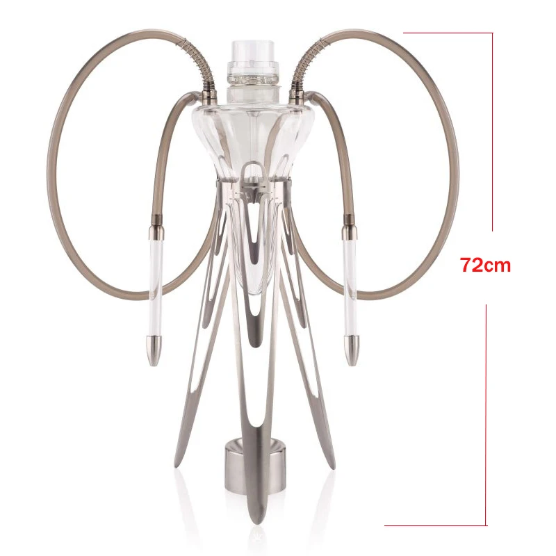 27.5 " Luxury Premium Glass Medusa Shisha Led Light Stainless Steel Medusa Hookah, Transparent
27.5 " Luxury Premium Glass Medusa Shisha Led Light Stainless Steel Medusa Hookah, Transparent