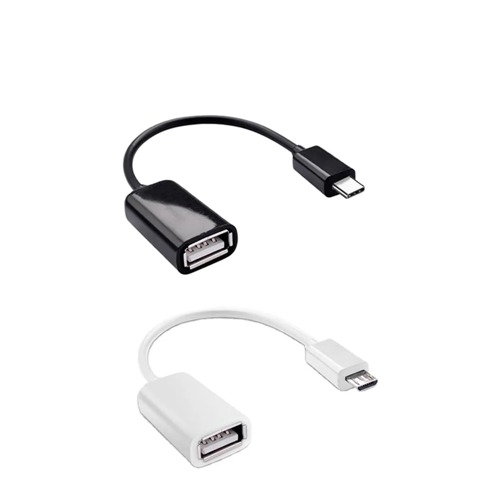 High performance otg adapter USB 2.0 Female to Micro Type-c Male Cable data line for Xiaomi Huawei, White black
High performance otg adapter USB 2.0 Female to Micro Type-c Male Cable data line for Xiaomi Huawei, White black