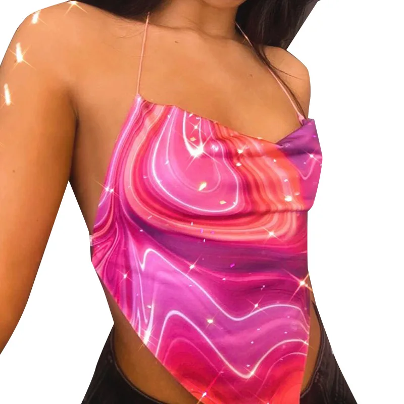 2021 New arrival Backless Bandage Print Simple Halter Crop Top Clubwear Slim Basic Straps Women Camis women's halter vest, Pls see the color column
2021 New arrival Backless Bandage Print Simple Halter Crop Top Clubwear Slim Basic Straps Women Camis women's halter vest, Pls see the color column