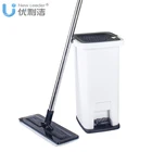 New Mold Magic self cleaning microfiber squeeze flat mop with bucket