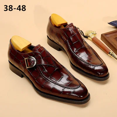 2021 New Arrive Fashion High Quality Businessman Casual Formal Men's Dress Shoes, Red/black
2021 New Arrive Fashion High Quality Businessman Casual Formal Men's Dress Shoes, Red/black