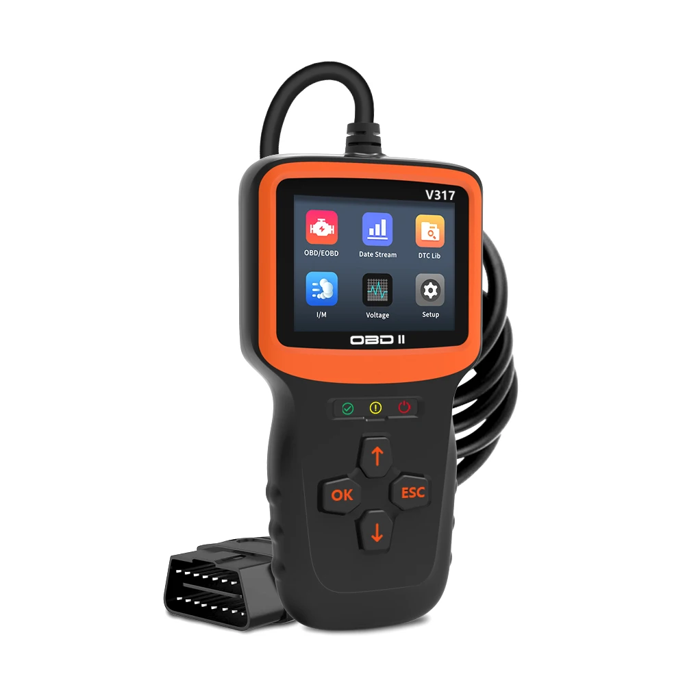 Professional V317 OBD2 Scanner Auto Scan Tool ISO9141 Code Reader ELM327 Car Scanner For All Cars Support OBD2 9 Protocols
Professional V317 OBD2 Scanner Auto Scan Tool ISO9141 Code Reader ELM327 Car Scanner For All Cars Support OBD2 9 Protocols