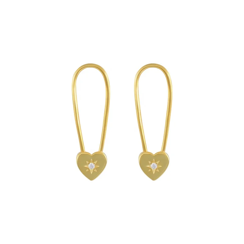 Fine Jewelry 925 Sterling Silver Pin Earrings Love Eight-Pointed Star Pattern Earrings For Women Jewelry Puncture Earrings, Gold and silver
Fine Jewelry 925 Sterling Silver Pin Earrings Love Eight-Pointed Star Pattern Earrings For Women Jewelry Puncture Earrings, Gold and silver