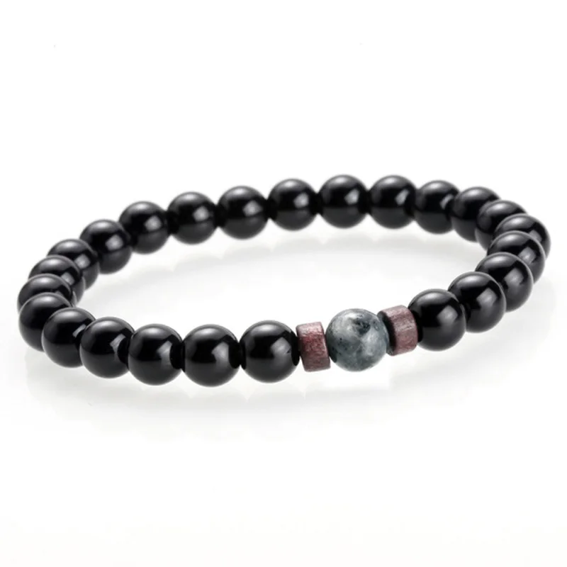 Round Beaded Natural Stone Bracelet 8MM Fashion Hot Selling Black Lava Volcanic Bracelet For Women Gift
Round Beaded Natural Stone Bracelet 8MM Fashion Hot Selling Black Lava Volcanic Bracelet For Women Gift