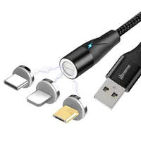3in1 round auto-absorbed magnetic usb charging cable for mobile phone charging and data sync
3in1 round auto-absorbed magnetic usb charging cable for mobile phone charging and data sync