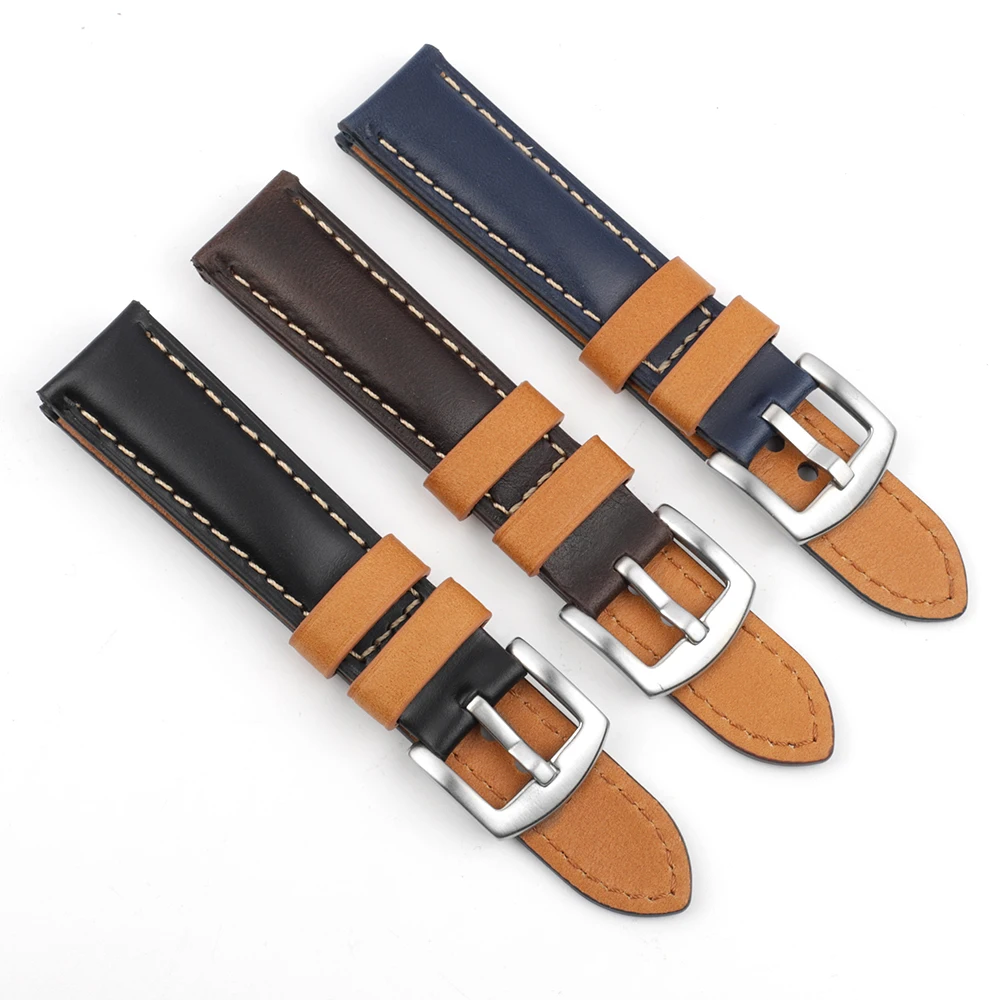 Onthelevel Genuine Cow Leather Wristband Watch Strap 18mm 20mm 22mm Comfortable Wearing Watch Accessories For Man, Black/coffee/navy blue
Onthelevel Genuine Cow Leather Wristband Watch Strap 18mm 20mm 22mm Comfortable Wearing Watch Accessories For Man, Black/coffee/navy blue