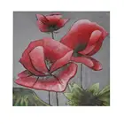 Modern Wall Art Home Decor Aquila Flowers On Canvas Framed Oil Painting 60x60cm
