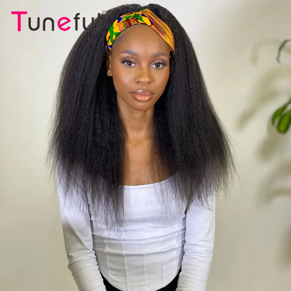 Top Selling New Arrival Human Hair Kinky Curly Headband Wigs Cheap Machine Made Non Lace Wig On Sale
Top Selling New Arrival Human Hair Kinky Curly Headband Wigs Cheap Machine Made Non Lace Wig On Sale