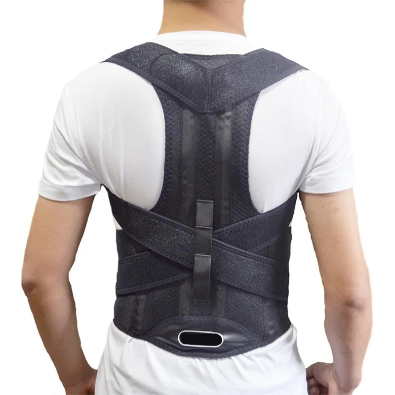Hot sale back posture shoulder support brace corrector pain relief, Black/red/blue customized
Hot sale back posture shoulder support brace corrector pain relief, Black/red/blue customized