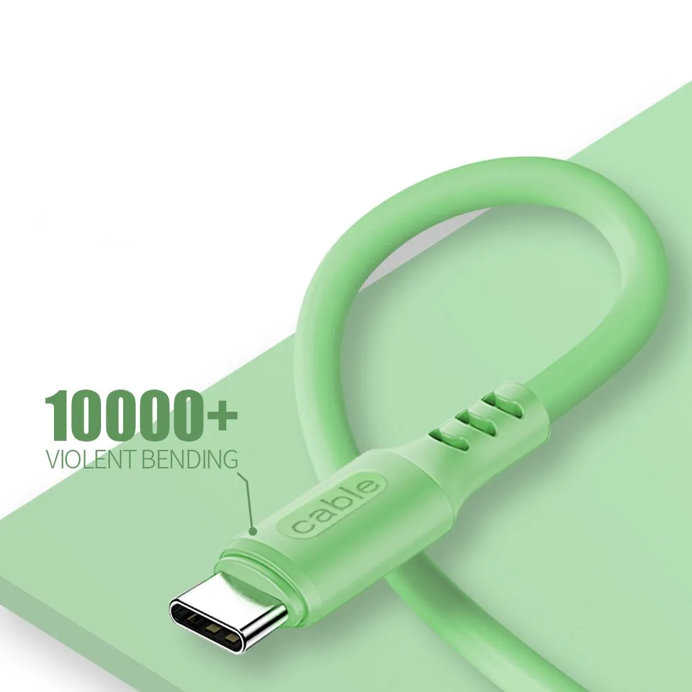 Multifunction Color Usb Liquid Silicone Fast Charger Data Line Type-c Charging Line For Apple Data, 4colors
Multifunction Color Usb Liquid Silicone Fast Charger Data Line Type-c Charging Line For Apple Data, 4colors