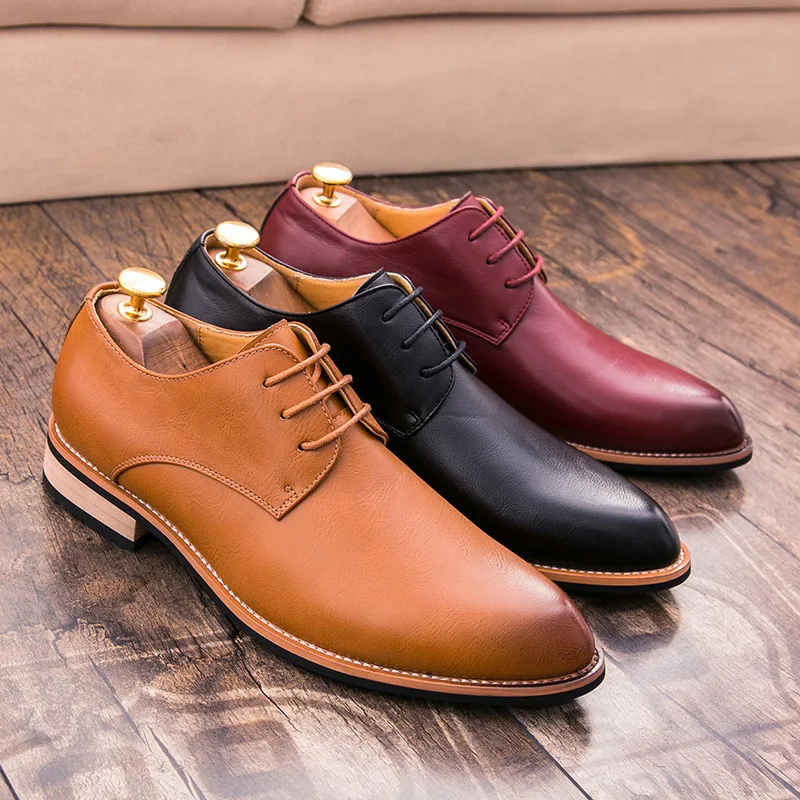 2022 four seasons Formal men's shoes men's British leather shoes pointed toe business formal wear casual leather shoes men, Black
2022 four seasons Formal men's shoes men's British leather shoes pointed toe business formal wear casual leather shoes men, Black