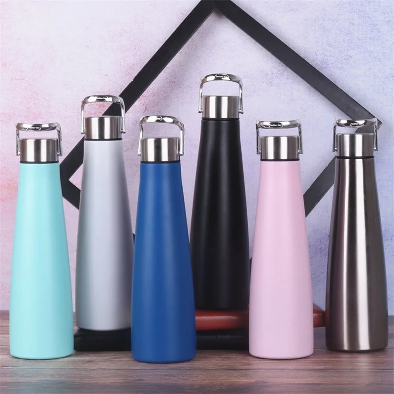 500Ml Portable Vacuum Flask Stainless Steel Thermos Double Wall Insulated Water Bottle Sports Cup candy color pink black
500Ml Portable Vacuum Flask Stainless Steel Thermos Double Wall Insulated Water Bottle Sports Cup candy color pink black