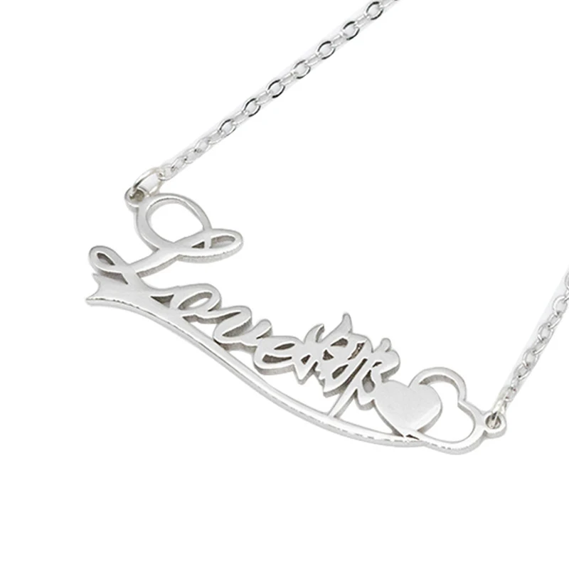 Name Letter Necklace Custom Stainless Steel Brass Fashion Pendant Cross-border Birthday Christmas Gift, Gold, silver, rose gold
Name Letter Necklace Custom Stainless Steel Brass Fashion Pendant Cross-border Birthday Christmas Gift, Gold, silver, rose gold
