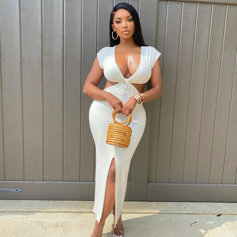 Women's Summer Sexy Hollow Out White V Neck Long Dress Party Club Holiday Vacation Home Wear
Women's Summer Sexy Hollow Out White V Neck Long Dress Party Club Holiday Vacation Home Wear