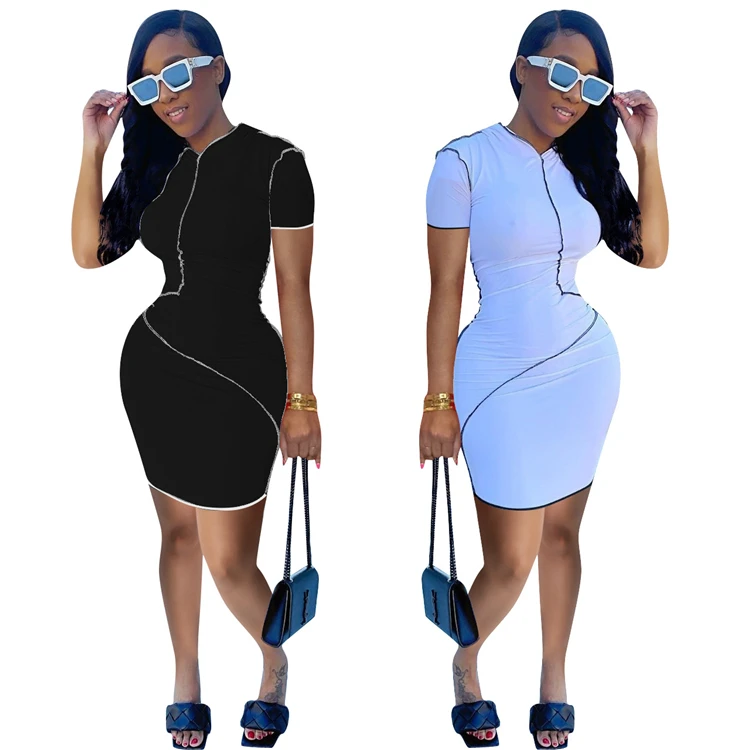D97146 Newest Design Bodycon Stretchy elegante Elegant Casual Dresses Summer 2021 Women Clothing Sexy Dresses
D97146 Newest Design Bodycon Stretchy elegante Elegant Casual Dresses Summer 2021 Women Clothing Sexy Dresses