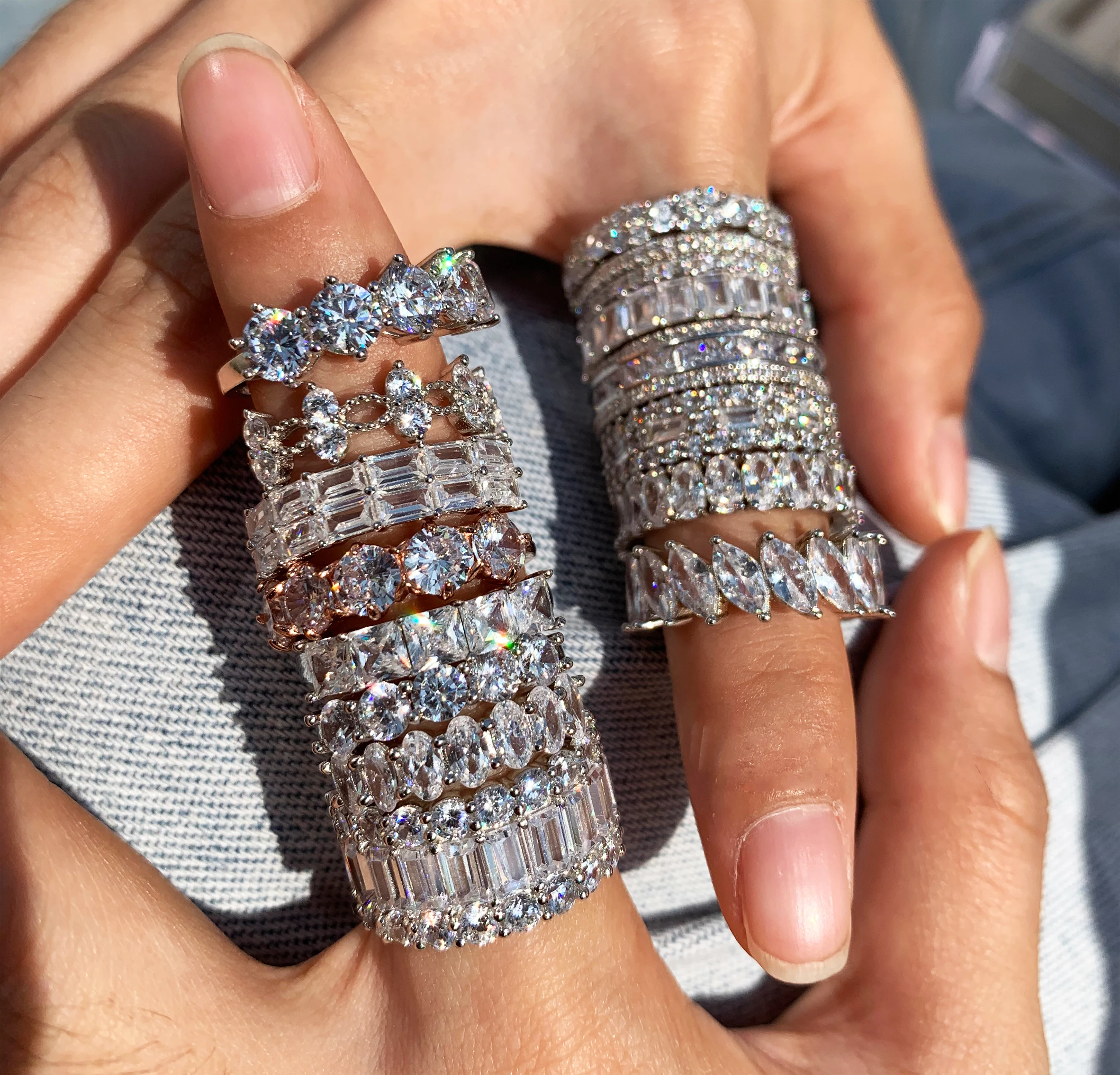 Sevena jewelry Wholesale wedding jewellery luxury round cut diamond bijoux rings jewelry women
Sevena jewelry Wholesale wedding jewellery luxury round cut diamond bijoux rings jewelry women