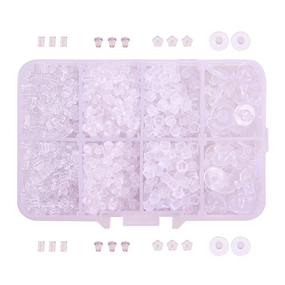 1666 Pcs/Box Bullet Plum Blossom Shape Ear Plug Transparent Plastic Ear Plugging Ear Blocked Accessories
1666 Pcs/Box Bullet Plum Blossom Shape Ear Plug Transparent Plastic Ear Plugging Ear Blocked Accessories