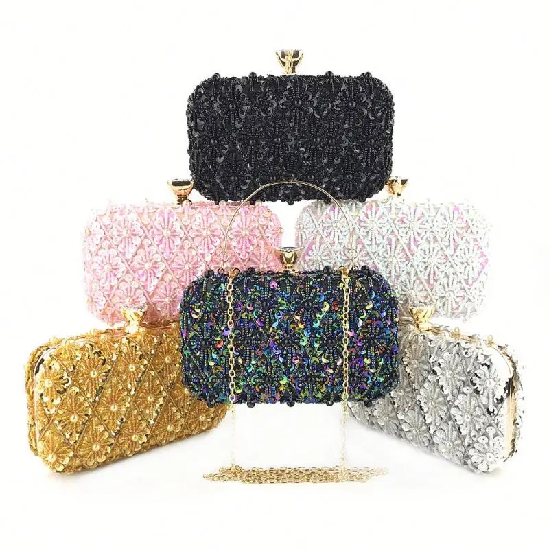 Luxury Women Crystal Beaded Sequin Rhinestone Evening Clutch Bag Handbag Purses Bridal Banquet Bag
Luxury Women Crystal Beaded Sequin Rhinestone Evening Clutch Bag Handbag Purses Bridal Banquet Bag