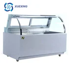 Modern design fan cooling meat display fridge deli refrigerator showcase