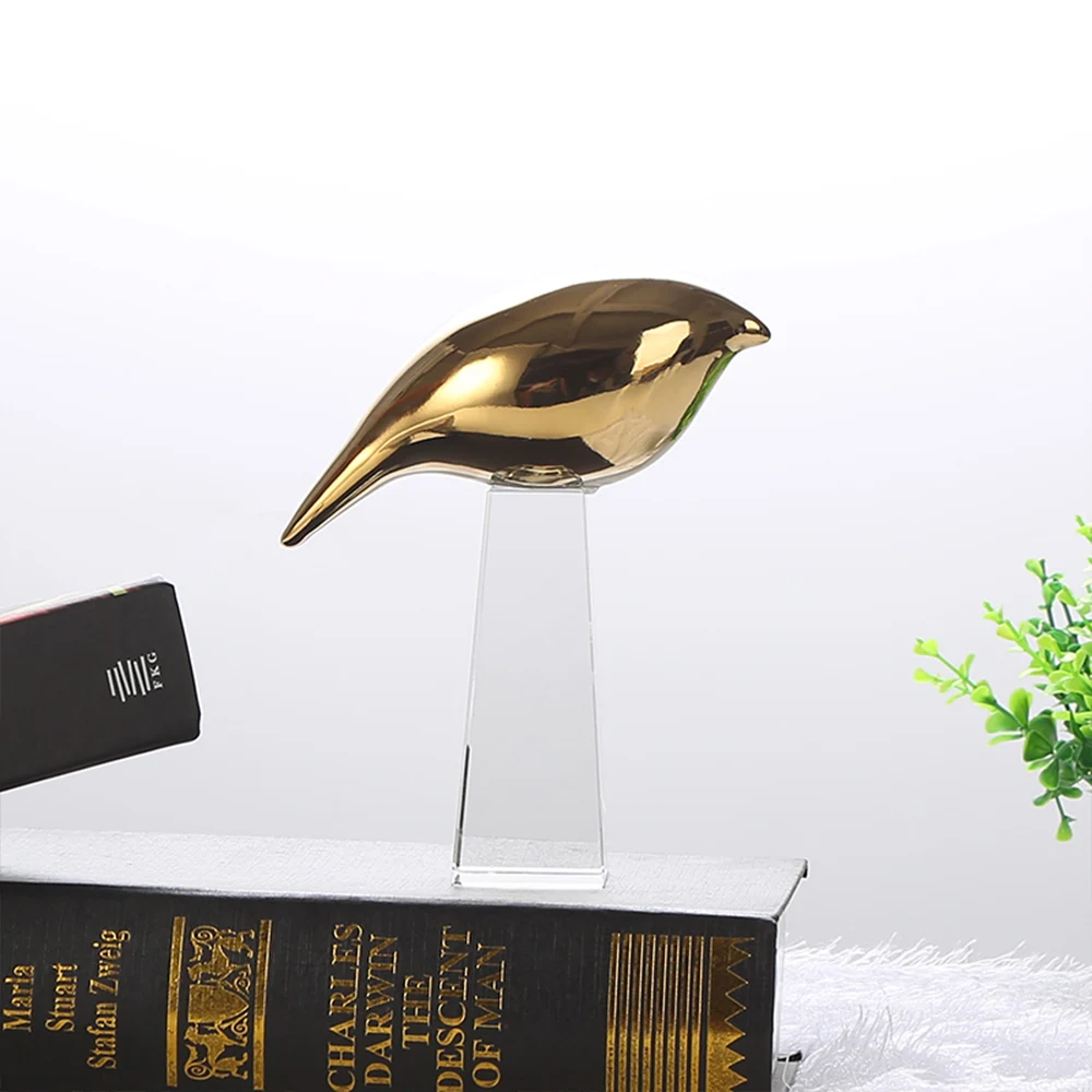 Decorative home accessories statue crystal base accessories marble ceramic bird ornaments
Decorative home accessories statue crystal base accessories marble ceramic bird ornaments