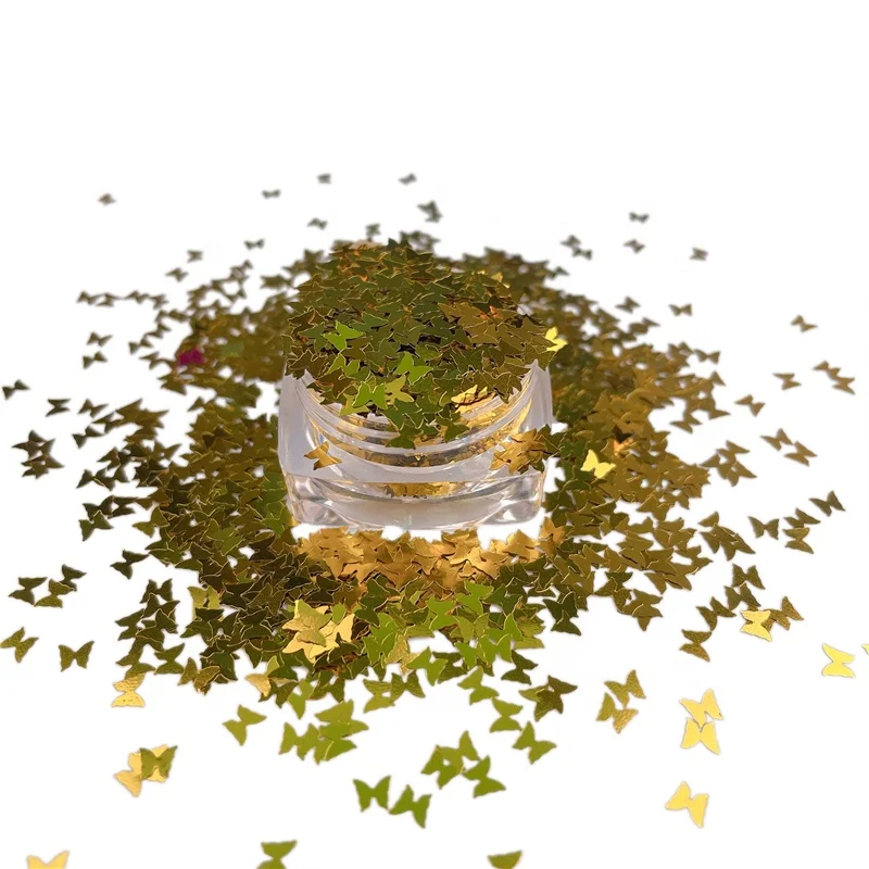 Factory Wholesale Hot Sale Holographic Butterfly Shape Glitter Nail Sequin Nail Art Decoration, Gold
Factory Wholesale Hot Sale Holographic Butterfly Shape Glitter Nail Sequin Nail Art Decoration, Gold