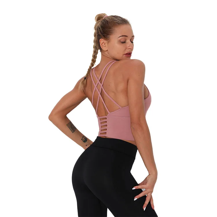 New Arrival Women Cross Back Fashion Sports Bra Shock Proof Running Yoga Bra Shockproof Fitness Top Yoga Bra
New Arrival Women Cross Back Fashion Sports Bra Shock Proof Running Yoga Bra Shockproof Fitness Top Yoga Bra