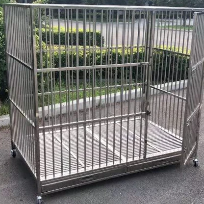 Durable Large Stainless Steel Pet Cage Dog House for Pet, Silver or to your requirements
Durable Large Stainless Steel Pet Cage Dog House for Pet, Silver or to your requirements