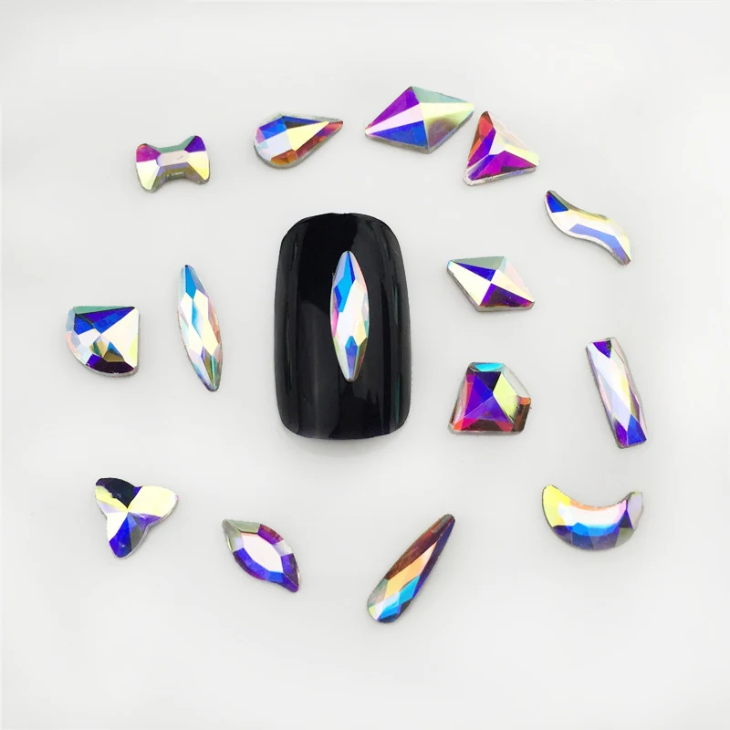 yantuo bling crystal AB nail art rhinestone shapes flat back rhinestones diamond strass nail art decoration
yantuo bling crystal AB nail art rhinestone shapes flat back rhinestones diamond strass nail art decoration