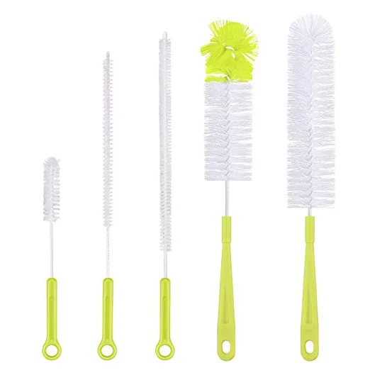 Amazon Hot Sale 5 pack Long Handle Bottle Cleaning Brush Set, Green
Amazon Hot Sale 5 pack Long Handle Bottle Cleaning Brush Set, Green