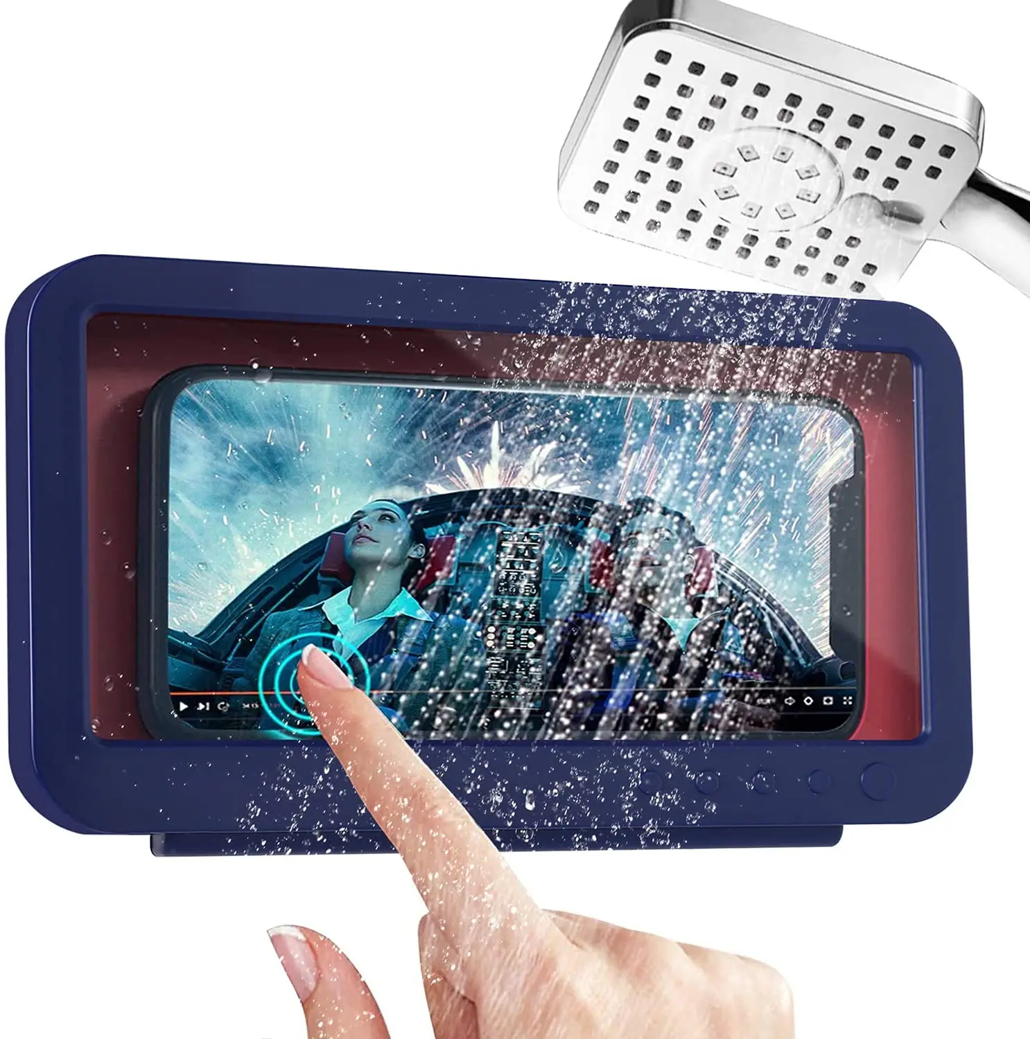 Factory Wholesale 360 Degree Rotatable New Shower Bathroom Anti Fog Stick to Wall Waterproof Phone Holder Plastic for Promotion
Factory Wholesale 360 Degree Rotatable New Shower Bathroom Anti Fog Stick to Wall Waterproof Phone Holder Plastic for Promotion