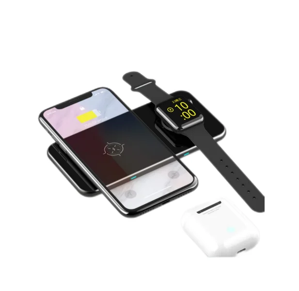 nopb 3 in 1 Wireless Charger Power Adapters Qi USB Cable Fast Charge Charger Mobile Charger Power Bank, Black 
nopb 3 in 1 Wireless Charger Power Adapters Qi USB Cable Fast Charge Charger Mobile Charger Power Bank, Black