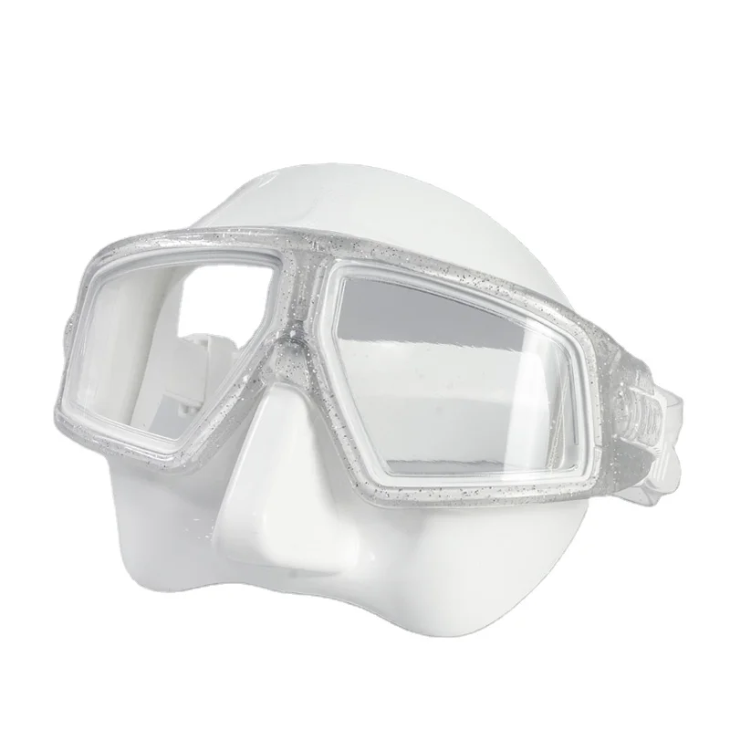Best Selling Diving Equipment Anti Fog UV Lens Liquid Silicone Glitter Frame Clear Free Diving Mask, Customized color supported
Best Selling Diving Equipment Anti Fog UV Lens Liquid Silicone Glitter Frame Clear Free Diving Mask, Customized color supported