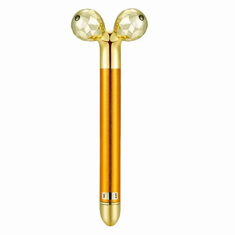 3d roller face massager 24K gold face lift tools 360 rotate mini beauty care massager masajeador facial ultrasonico
3d roller face massager 24K gold face lift tools 360 rotate mini beauty care massager masajeador facial ultrasonico