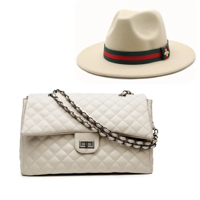 2021 wholesale luxury large capacity black tote purse crossbody messenger bag purses and fedora hat set ladies for women
2021 wholesale luxury large capacity black tote purse crossbody messenger bag purses and fedora hat set ladies for women