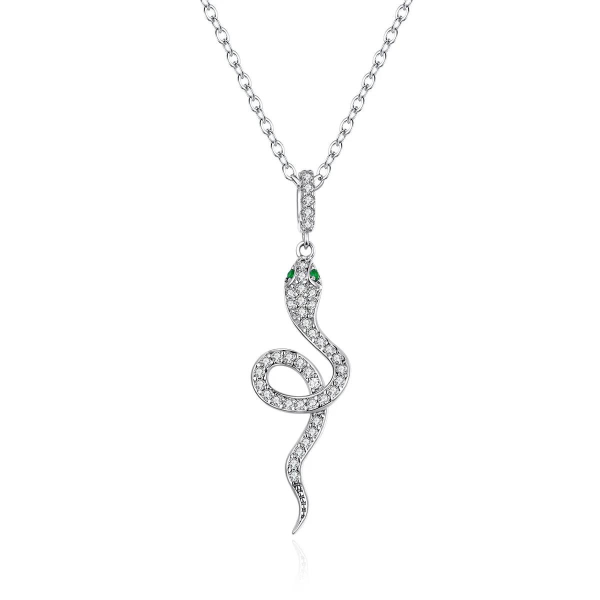 Unique and creative Snake silver necklace SCN409 snake-shaped silver necklace Set with diamond S925
Unique and creative Snake silver necklace SCN409 snake-shaped silver necklace Set with diamond S925