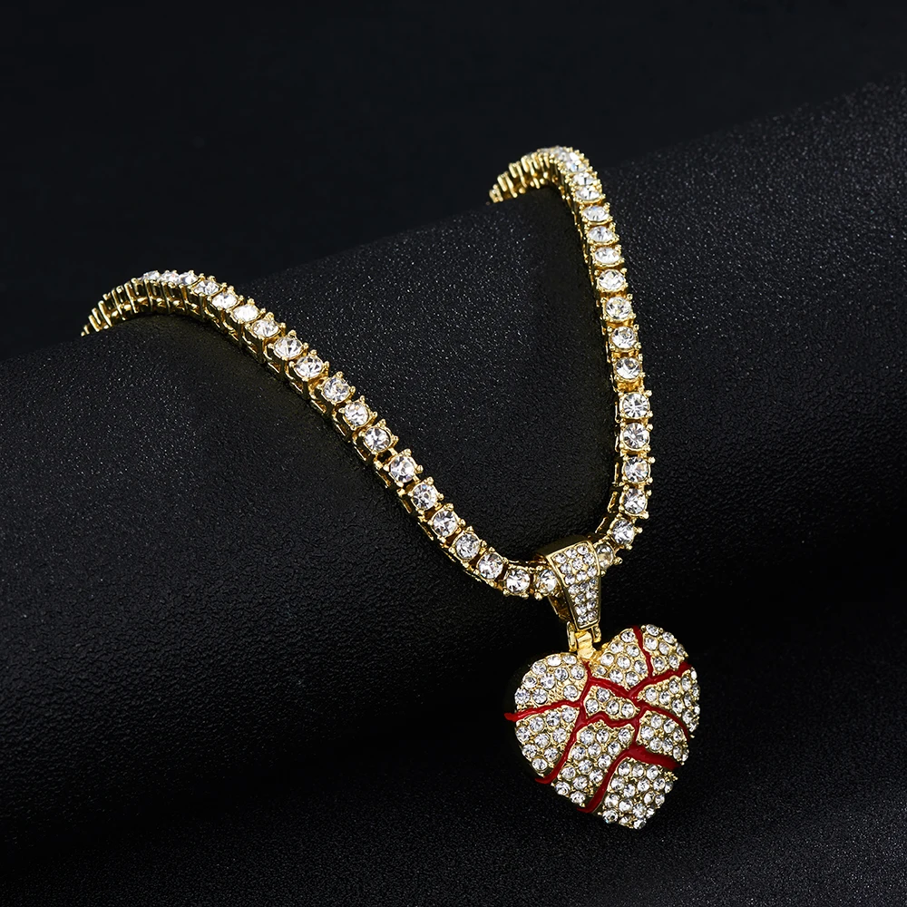 18K Gold Plated Cracked Heart Shape Girl Pedant Custom Silver Crystal Blank Heart Stone Pendant Cuban Charm Link Chain For Men, Gold/silver/rose gold color
18K Gold Plated Cracked Heart Shape Girl Pedant Custom Silver Crystal Blank Heart Stone Pendant Cuban Charm Link Chain For Men, Gold/silver/rose gold color