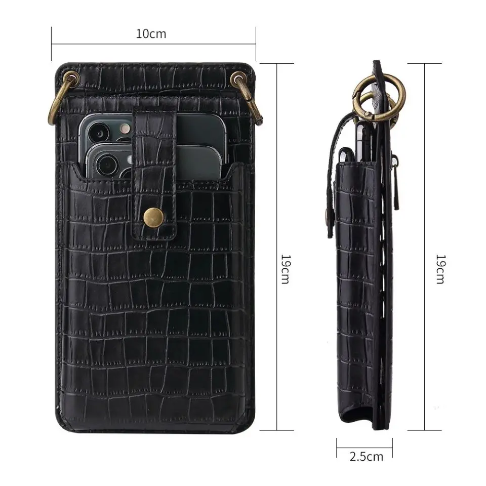 Phone bag for girls Fashion embossed crocodile leather cell crossbody phone bag wallet Card mobile phone bags cases, 6 colors
Phone bag for girls Fashion embossed crocodile leather cell crossbody phone bag wallet Card mobile phone bags cases, 6 colors