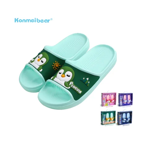 2021 Fashion Children Set Mini Cartoon Penguins Slippers and Diy Painting Slippers EVA Children Slippers, Pink/blue/green/yellow/purple 
2021 Fashion Children Set Mini Cartoon Penguins Slippers and Diy Painting Slippers EVA Children Slippers, Pink/blue/green/yellow/purple
