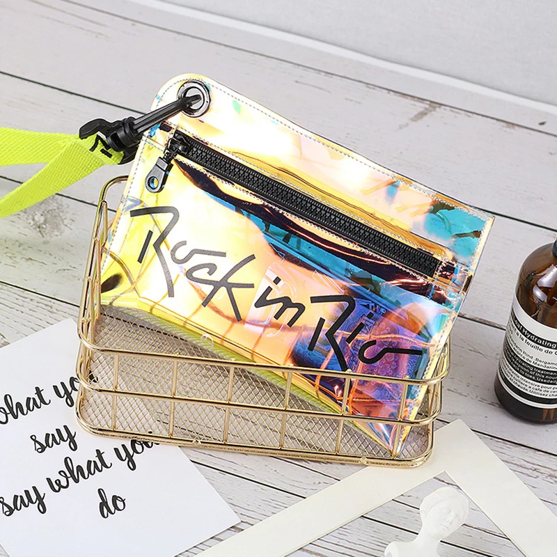 New Product Hot Sale PVC Laser Colorful Hand Bag Zipper Purses and Handbags Waterproof Mini Cosmetic Bag
New Product Hot Sale PVC Laser Colorful Hand Bag Zipper Purses and Handbags Waterproof Mini Cosmetic Bag