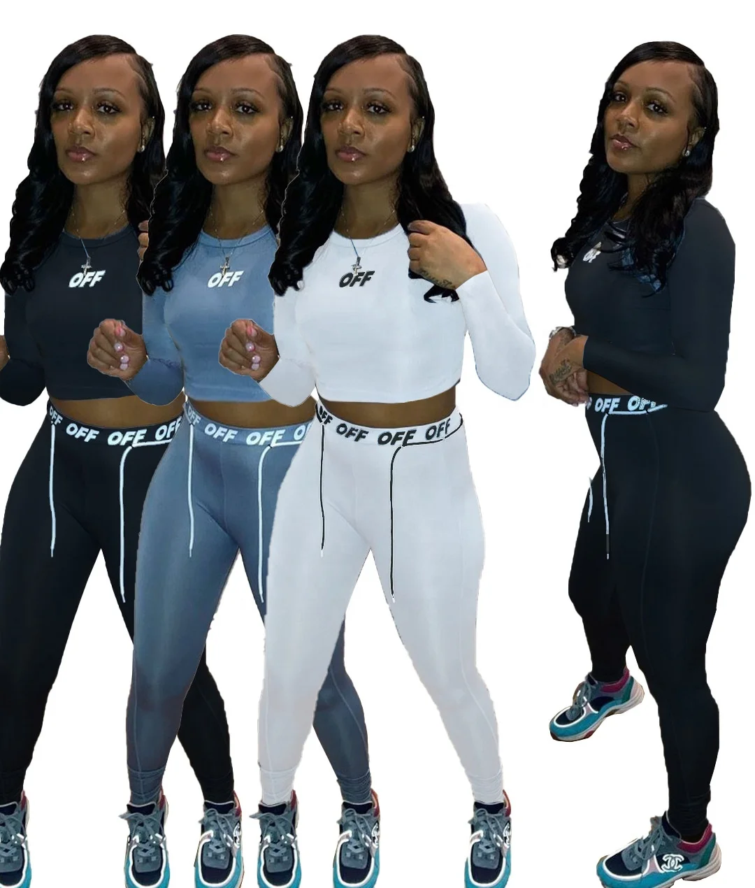 MT69-5885 European and American sexy personality printed drawstring body shaping sports two-piece suit
MT69-5885 European and American sexy personality printed drawstring body shaping sports two-piece suit