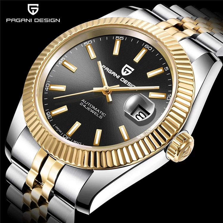 2022 New PAGANI DESIGN Mechanical Watches For Men Luxury Automatic Watch Men Waterproof Relogio Masculino Steel Business Watch 
2022 New PAGANI DESIGN Mechanical Watches For Men Luxury Automatic Watch Men Waterproof Relogio Masculino Steel Business Watch