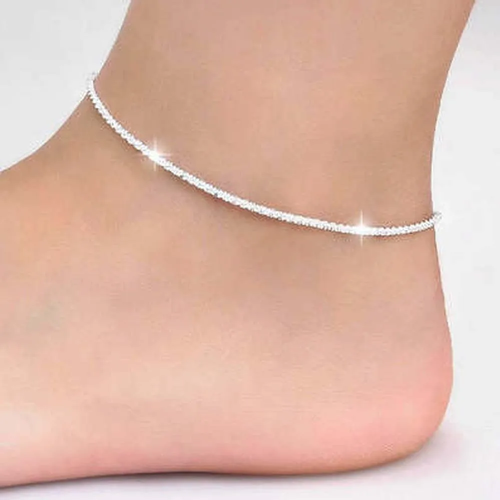 Free Shipping Summer beach foot jewelry Silver Plated Dainty Cute Tiny Anklets For Women, Sliver
Free Shipping Summer beach foot jewelry Silver Plated Dainty Cute Tiny Anklets For Women, Sliver