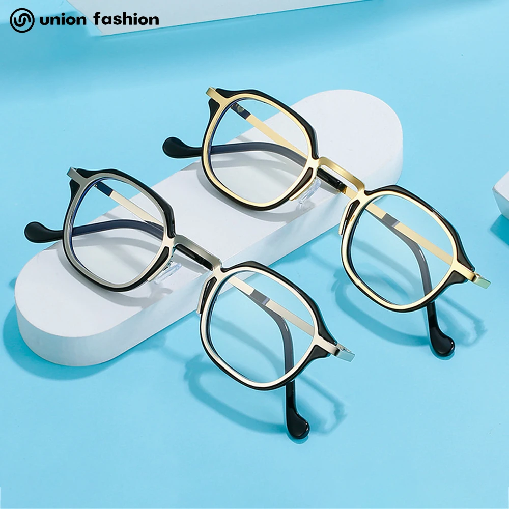 

Wholesale Luxury Brand Small Polygon Trending Metal Plastic Frame Fashion Sunglasses Women Men