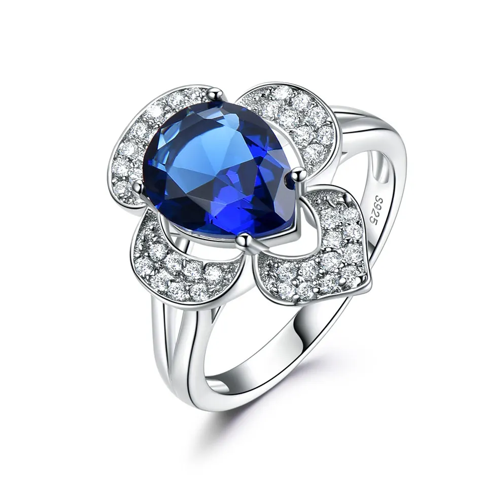 Trendy Engagement Ring Sterling Silver Premium Sapphire Flower Enamel Party Wedding Rings 925 Sterling Silver
Trendy Engagement Ring Sterling Silver Premium Sapphire Flower Enamel Party Wedding Rings 925 Sterling Silver