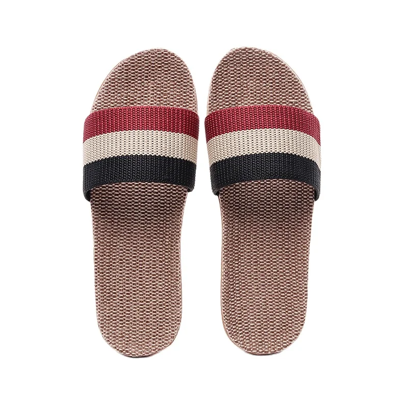 Suihyung Summer Flax Slippers For Women Men Breathable Comfortable Indoor Home Shoes Colored Belt Female Casual Slides Sandals
Suihyung Summer Flax Slippers For Women Men Breathable Comfortable Indoor Home Shoes Colored Belt Female Casual Slides Sandals