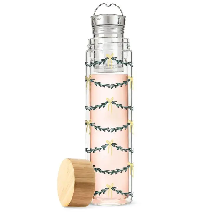 glass bottle Double Wall Glass infuser water Bottle travel tea infuser mugs tea cups Insulated HOT Coffee and cold, Transparent
glass bottle Double Wall Glass infuser water Bottle travel tea infuser mugs tea cups Insulated HOT Coffee and cold, Transparent