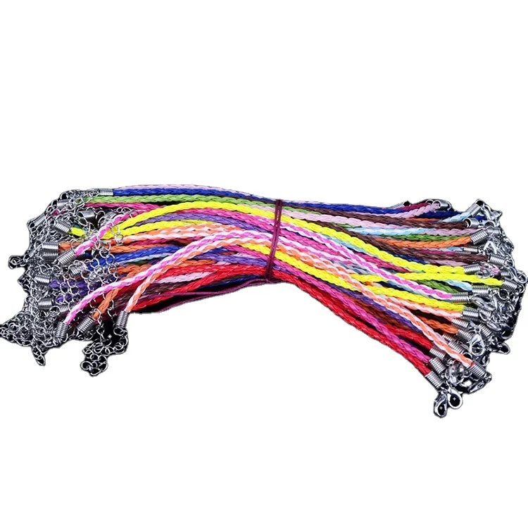 2020 New Style Faux Braid Leather Bracelet Cord Extender Chain Lobster Clasp, 12 colors
2020 New Style Faux Braid Leather Bracelet Cord Extender Chain Lobster Clasp, 12 colors