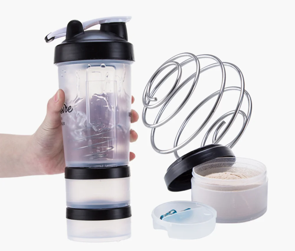 2021 Hot Selling Wholesale Sports Plastic Water Bottles BPA Free Shaker Water Bottle With Three Layers, Customized color acceptable
2021 Hot Selling Wholesale Sports Plastic Water Bottles BPA Free Shaker Water Bottle With Three Layers, Customized color acceptable