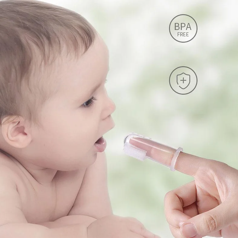 High quality food grade silicone baby finger silicone soft transparent toothbrush 
High quality food grade silicone baby finger silicone soft transparent toothbrush