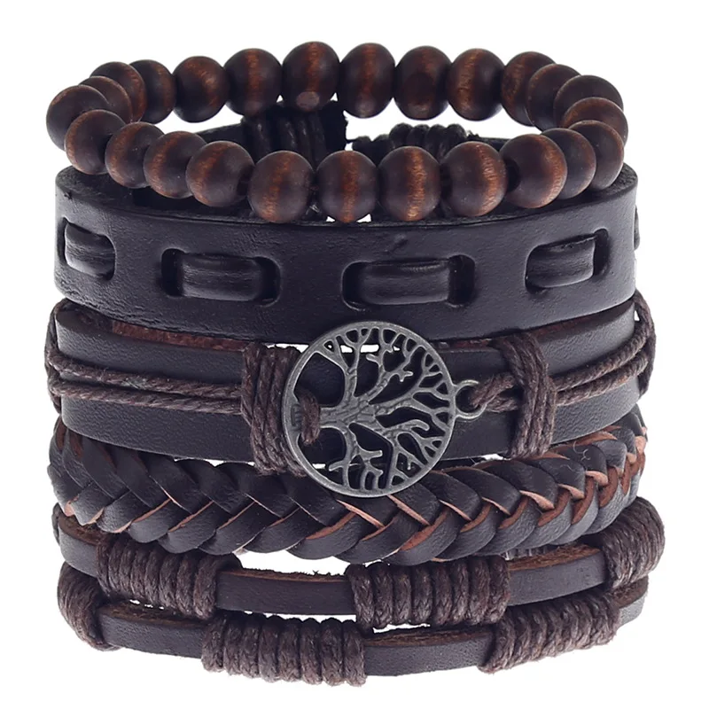 Diy Leather Woven Cowhide Men's Leather Hand Rope Bracelet New Arrival Men's Genuine Leather
Diy Leather Woven Cowhide Men's Leather Hand Rope Bracelet New Arrival Men's Genuine Leather